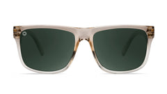 Sunglasses with San Dune Frames and Polarized Green Lenses, Front