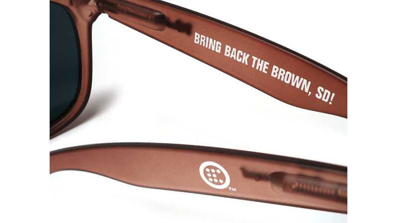 Knockaround Bring Back the Brown Sunglasses, Arms