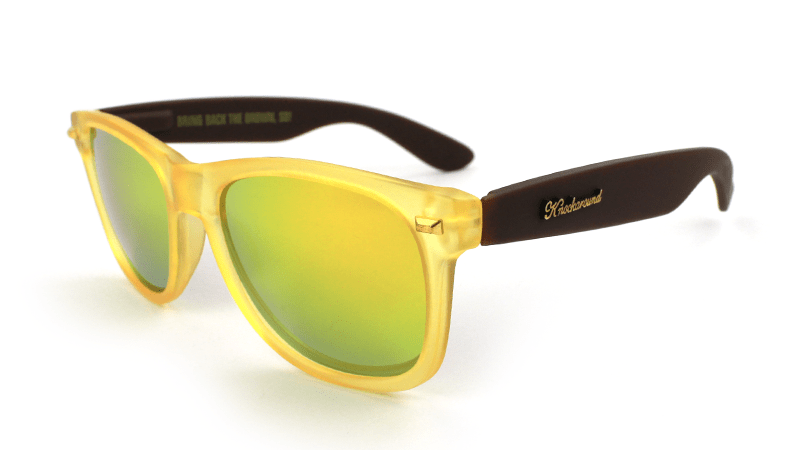 Knockaround Bring Back the Brown II Sunglasses, Flyover
