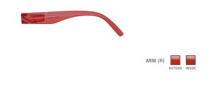 Knockaround Torrey Pines - Custom Arm - Code Red