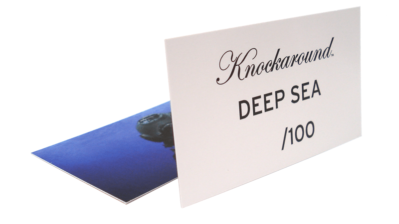 Knockaround Deep Sea Sunglasses, Insert Card