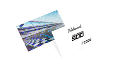 Knockaround 500 Fast Lanes, Edition Card