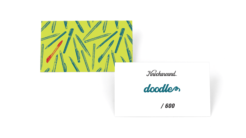 Doodle Fort Knocks Sunglasses, Card