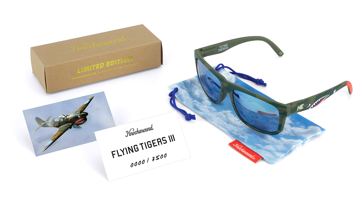 Knockaround Limited Edition Flying Tigers Torrey Pines, Set