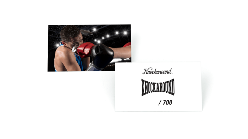 Knockout Premiums Sunglasses, Card
