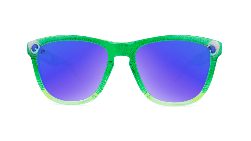 Knockaround Peacock Sunglasses, Front