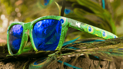 Knockaround Peacock Sunglasses, Lifestyle