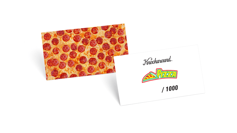 Pizza Premiums Sunglasses, Card