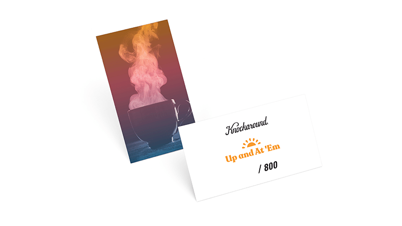 Knockaround Up and At 'Em Fast Lanes, Insert Card