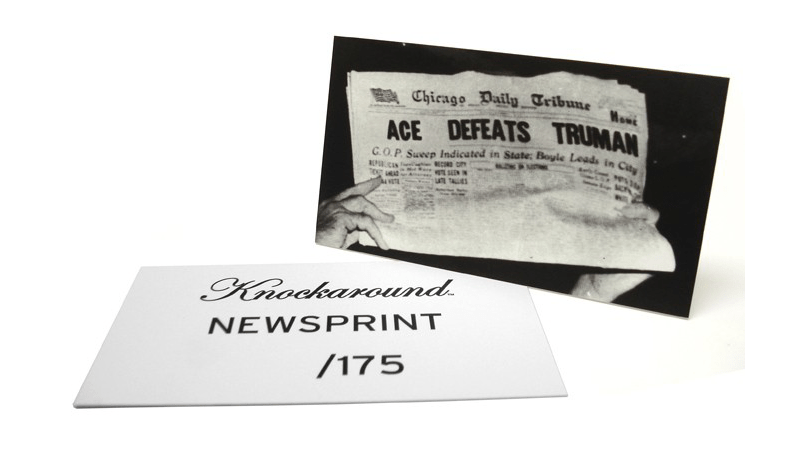 Knockaround Newsprint Sunglasses, Insert Card