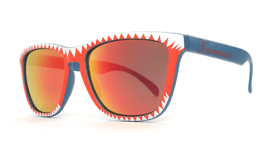 Knockaround Shark Attack Sunglasses, ThreeQuarter