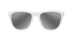 Knockaround Staple White Sunglasses, Front