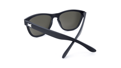 Premiums Sunglasses with Matte Black Frames and Black Smoke Lenses, Back
